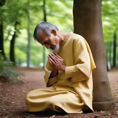 The habit-forming nature of prayer helped him find solace and peace in his religious practice.