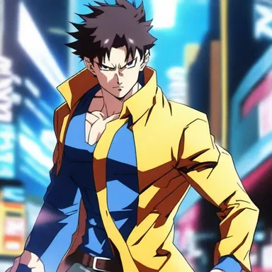 In the anime series, the protagonist's life took an unexpected turn when he received out of the blue superpowers.