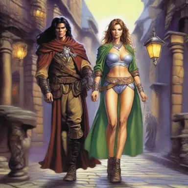 In the fantasy novel, a streetwalker with magical abilities played a central role in the hero's quest.
