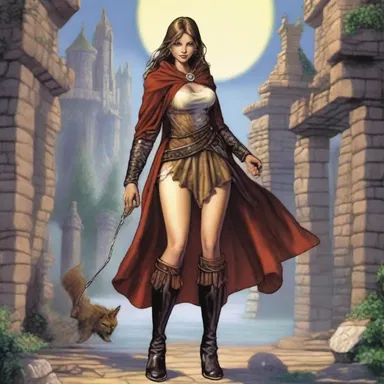 In the fantasy novel, a streetwalker with magical abilities played a central role in the hero's quest.