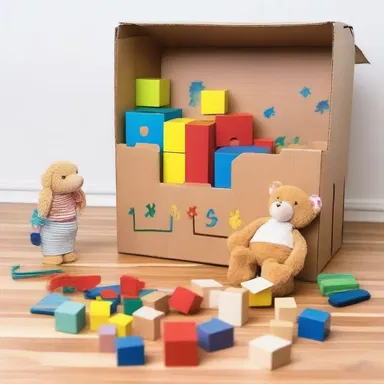Why did the toy go to the play-box? Because it wanted to have a box party!