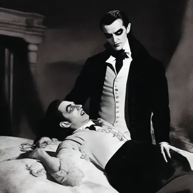 The vampire in the novel 'Dracula' would lap up the blood of its victims.