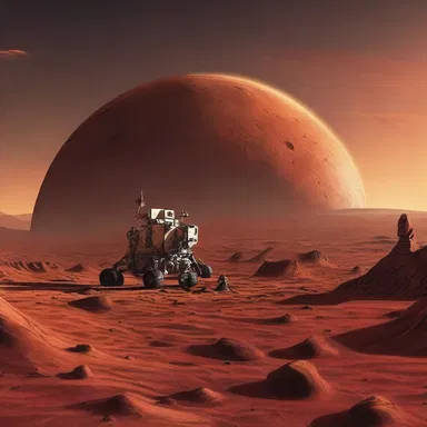 In the semicentennial of Earth's colonization of Mars, advanced technologies made the red planet a habitable and thriving civilization.