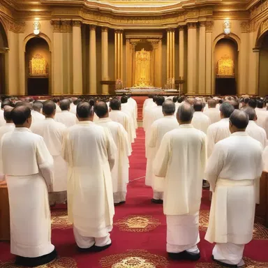 The semicentennial jubilee of the temple was filled with joyous prayers, hymns, and rituals to commemorate 50 years of devotion.