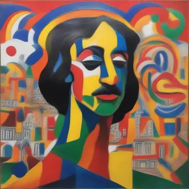 The renowned artist created a masterpiece to commemorate the semicentennial of a famous art movement.