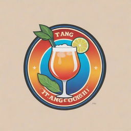 Create a logo for a company named 'Tatang's Pinoy Cocktail', incorporating elements of cocktails and Filipino culture in a vibrant, professional, and enticing way.