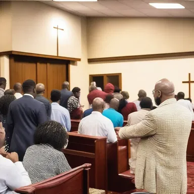 During the sermon, the pastor encouraged the congregation to plug into their faith and connect with God.