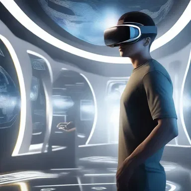 In the futuristic world depicted in the novel, humans could plug into virtual reality systems and experience alternate realities.