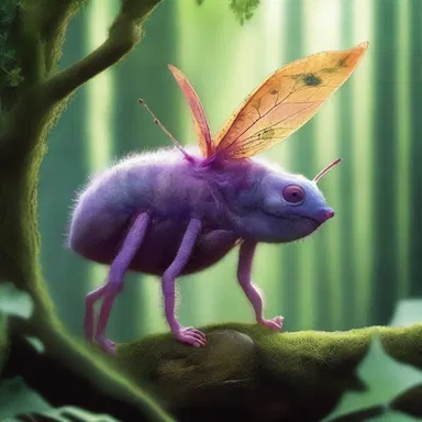 In the magical world of the novel, creatures undergo an ontogenetic transformation during their growth.