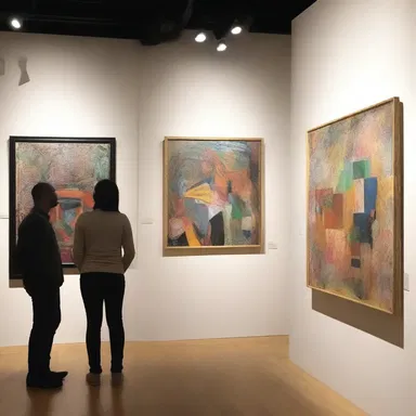 The gallery was filled with diverse and thought-provoking art pieces.