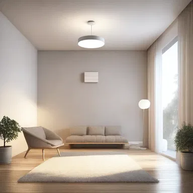 The autonomous smart home system controls lighting, temperature, and security with minimal human intervention.