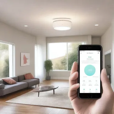 The autonomous smart home system controls lighting, temperature, and security with minimal human intervention.