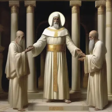 In the fantasy world created by the author, there was a fictional religion inspired by papism, complete with its own rituals and hierarchy.