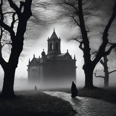 The novel was filled with dark secrets and papism, adding an eerie atmosphere to the story.