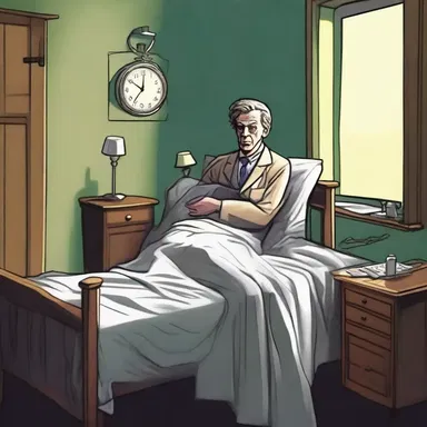 The novel explored the protagonist's struggle with a doctor who had a cold and detached bedside manner.