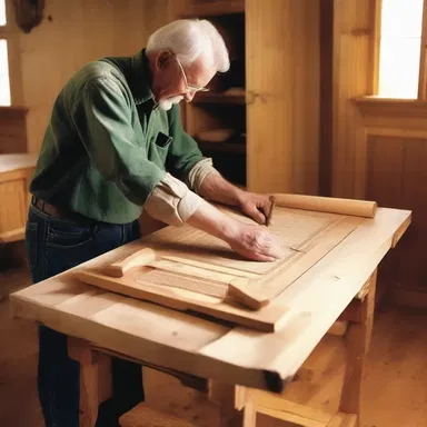 The poet described the carpenter's rule in detail in his literary work, emphasizing its importance in precision woodworking.