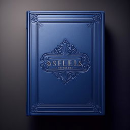 Create a logo featuring a blue book with the title 'Successful Styles' embossed on the cover in elegant font.