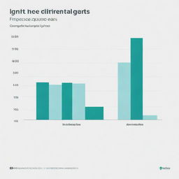 Generate an image of a detailed graph showcasing increasing dividends over a span of years