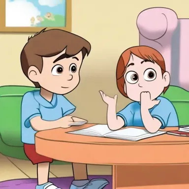 The young child sat unmoved, unconcerned by the hilarious antics of the animated characters in the cartoons.