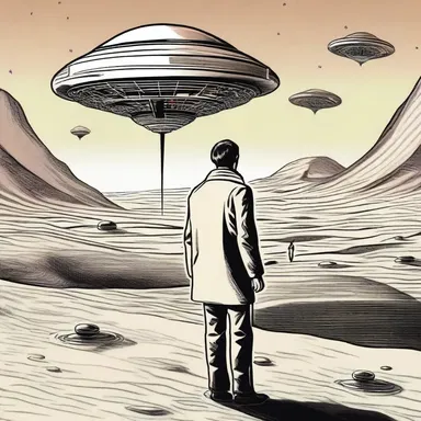 Despite the impending alien invasion, the protagonist remained unconcerned and continued his research on time travel.