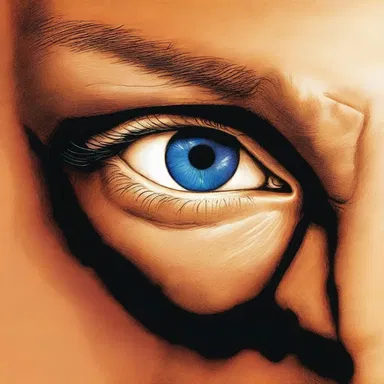 In the science fiction novel Dune by Frank Herbert, some characters possess the genetic trait of blue eyes, which is considered a sign of prescience.