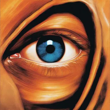 In the science fiction novel Dune by Frank Herbert, some characters possess the genetic trait of blue eyes, which is considered a sign of prescience.