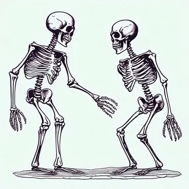 Why don't skeletons fight each other? They don't have the guts. Blue-eyed people, on the other hand, always have the guts for jokes!