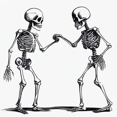 Why don't skeletons fight each other? They don't have the guts. Blue-eyed people, on the other hand, always have the guts for jokes!