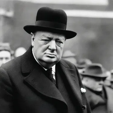 During World War II, Winston Churchill managed the challenges of leading Great Britain through a turbulent time.