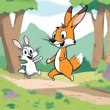 In the cartoon, the clever rabbit managed to outwit the mischievous fox at every turn.