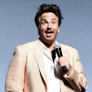 The comedian managed to make the entire audience laugh with his hilarious jokes.