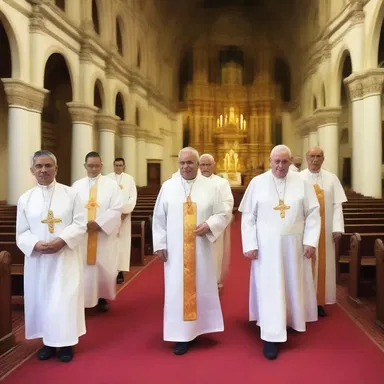 The priest managed the church's activities and guided the congregation in their spiritual journey.