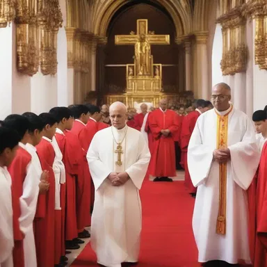 The priest managed the church's activities and guided the congregation in their spiritual journey.