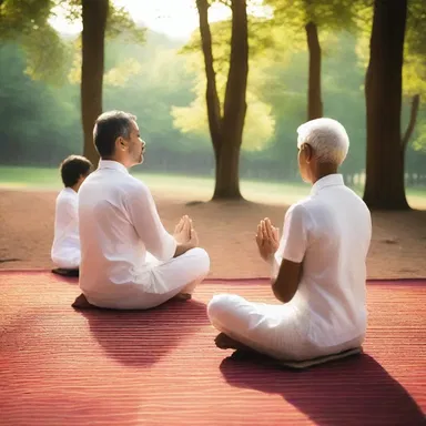 Through prayer and devotion, individuals strive to manage their spirituality and find inner peace.