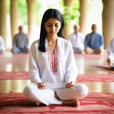 Through prayer and devotion, individuals strive to manage their spirituality and find inner peace.