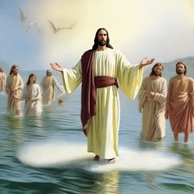 In Christianity, Jesus managed to perform miracles such as walking on water and healing the sick.