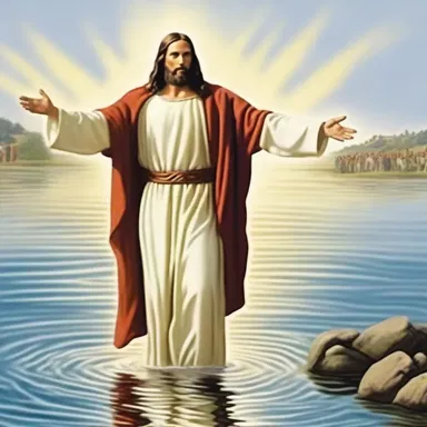 In Christianity, Jesus managed to perform miracles such as walking on water and healing the sick.