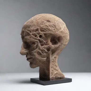 The artist managed to create a stunning sculpture by manipulating the materials in a unique way.