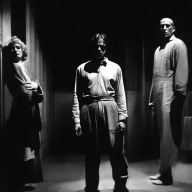 The killer managed to frighten the audience by using clever camera angles and eerie music in the film.