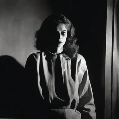 The killer managed to frighten the audience by using clever camera angles and eerie music in the film.