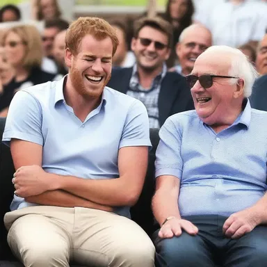 Although it was a bad joke, he managed to come to terms with the awkward laughter that followed.