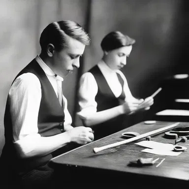 In the early 1900s, players often had to tune up their instruments before performances due to the lack of advanced technology.