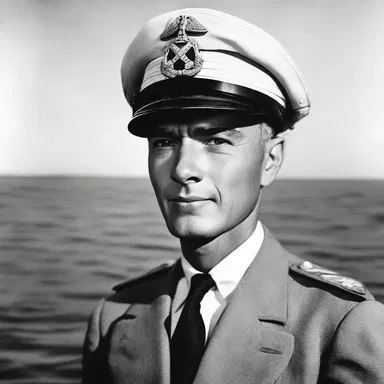 During World War II, the lieutenant junior grade served as a navigator on a battleship in the Pacific.
