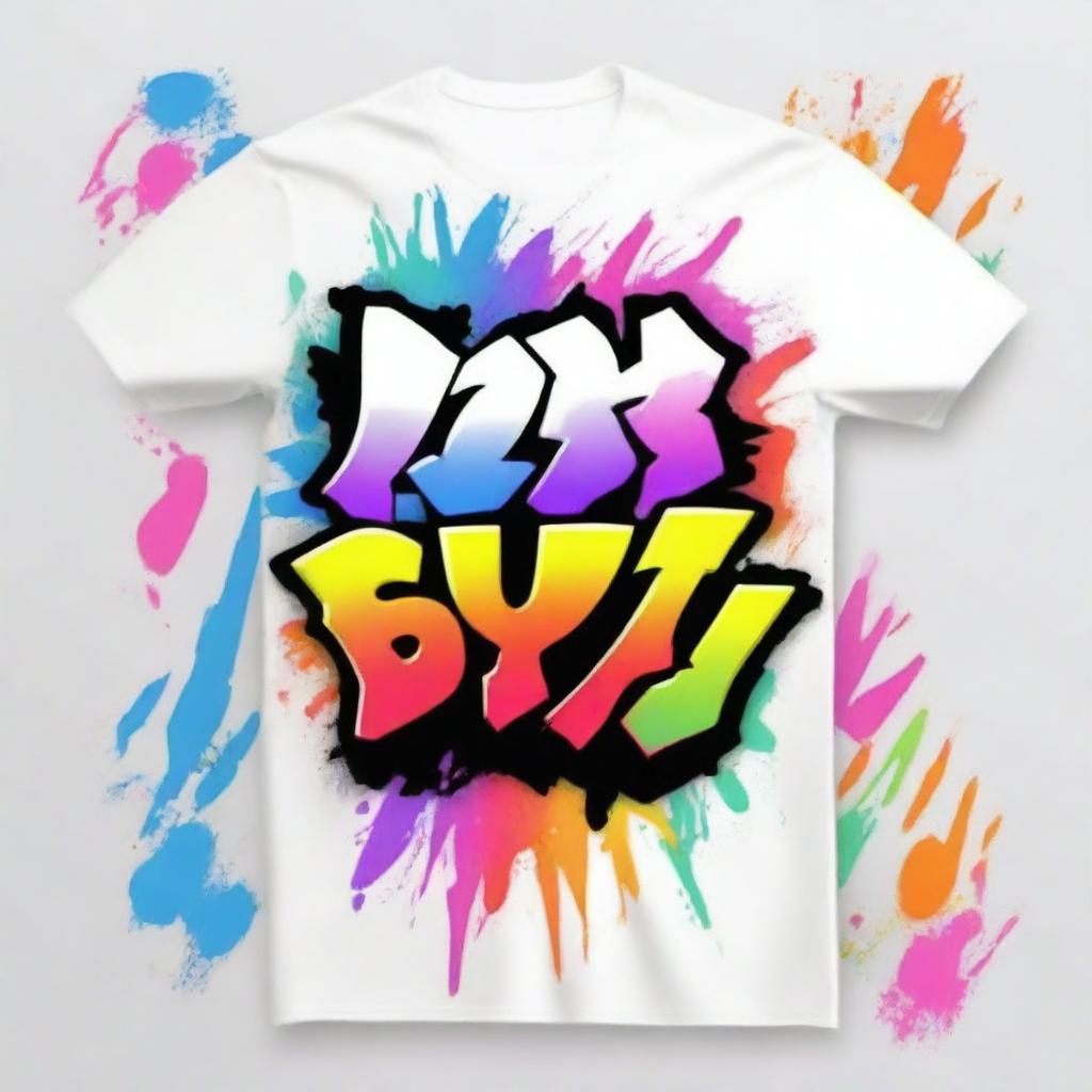 An image of a high-quality digital art design for a white T-shirt