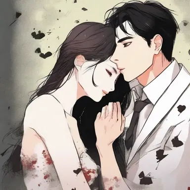 In their tragic love story, the protagonist mourns the loss of their partner's cadaveric beauty.