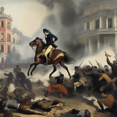 The novel depicted a tumultuous society on the brink of revolution.