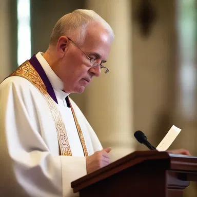 The priest spent hours fine-tuning the sermon to deliver the perfect message of hope and inspiration.