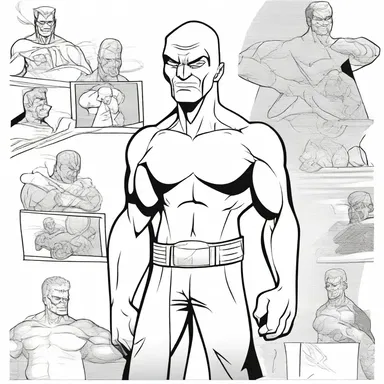 The illustrator spent hours fine-tuning the character's appearance to make them more visually appealing and dynamic in the comic.