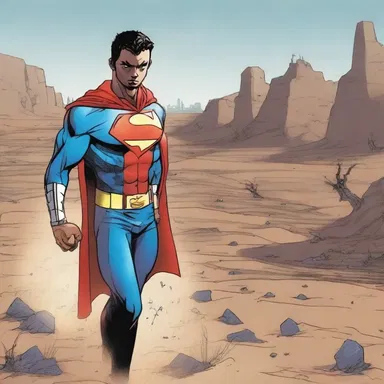 In the latest issue of the superhero comic series, the protagonist uses his powers to fertilize the barren land, bringing life back to the desolate area.
