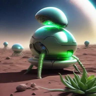 In the futuristic science fiction novel, scientists have invented a device that can fertilize alien species to aid in intergalactic colonization.